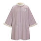 Chi Xia [Wisteria Butterfly Language] Fleece Arctic Fleece Long Jacket Ming ming HanFuDreams