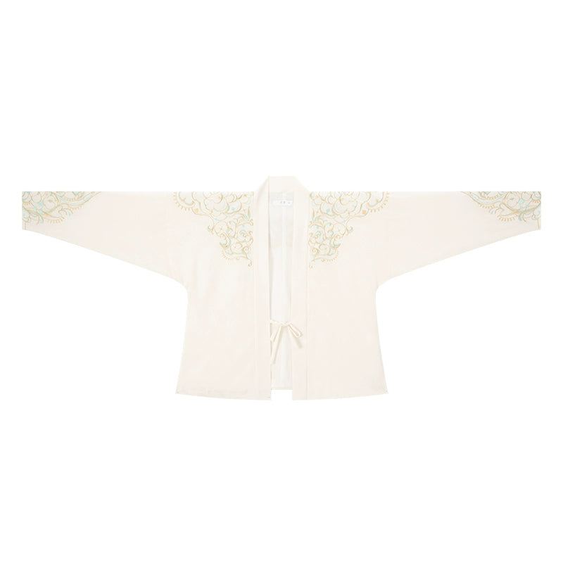 Ming short horse dress Hanfu into wine dress bride