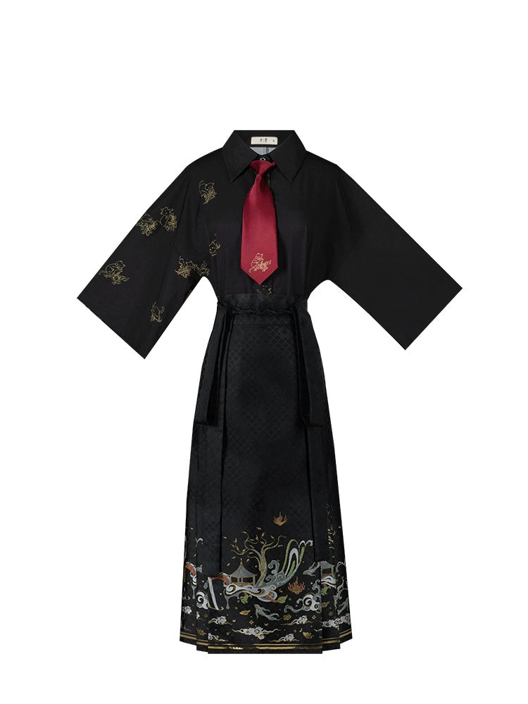 Han element horse dress Hanfu han HanFuDreams