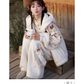 More than thirteen [such as flame] fleece embroidered jacket pants warm suit modern HanFuDreams