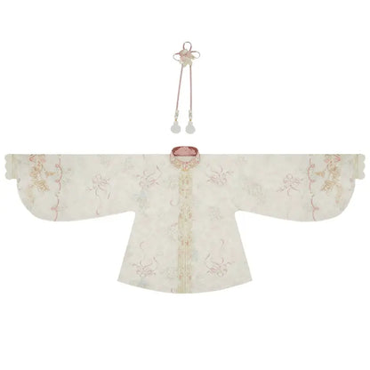 Disney Marie Cat Pink Mamianqun Plush Hanfu – Cute Women's Set han Shisanyu Stand collared cardigan XS