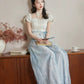 More than thirteen [青云端] new Chinese top wide-leg pants set modern HanFuDreams