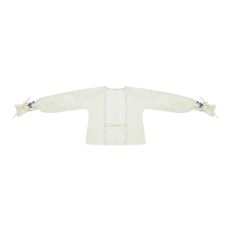 More than thirteen [紫罗灵花] Shen Yue Dongfang Qinlan same Hanfu han HanFuDreams Improved cardigan S
