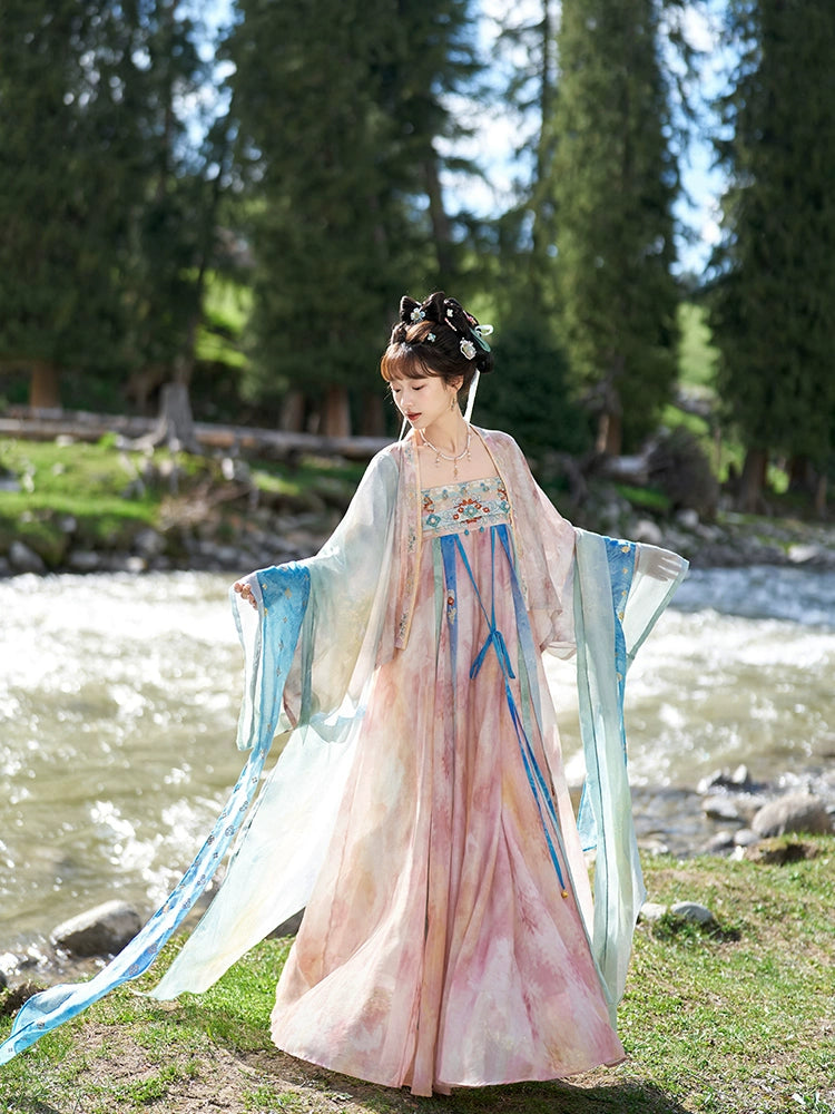 More than thirteen [Yumen Yunni] spring and summer suspender skirt Hanfu han HanFuDreams