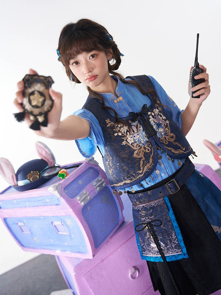 More than thirteen [Disney, Judy] spring and summer silk tops Han modern HanFuDreams