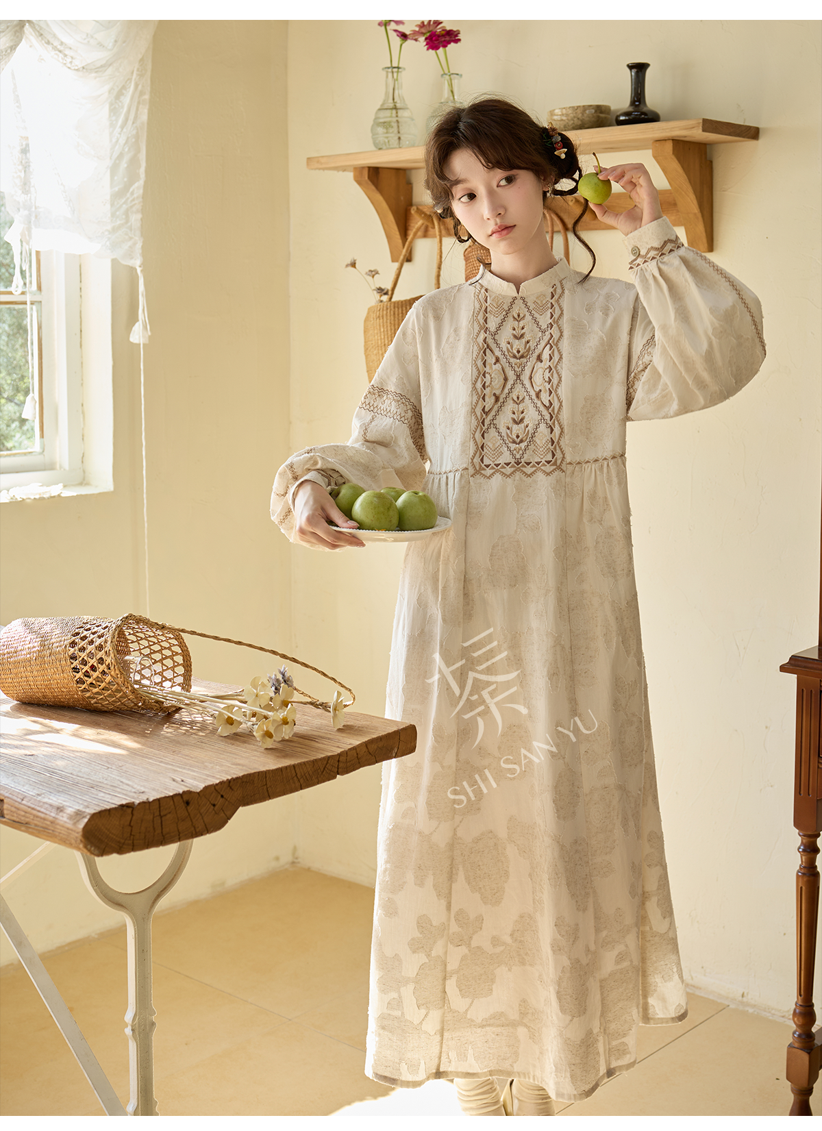 More than thirteen [sand search] 2025 autumn new pure cotton new Chinese dress modern HanFuDreams