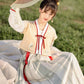 Tang Beizi T-shirt pleated skirt Hanfu tang HanFuDreams