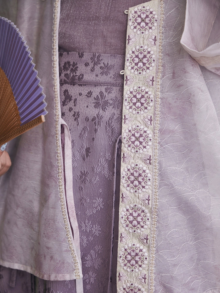 More than thirteen [thin purple] new Chinese coat skirt national style suit modern HanFuDreams