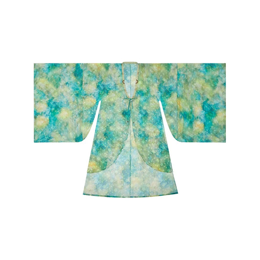 More than thirteen [Jade & Everlasting Spring] Tang Hanfu Set tang HanFuDreams Outer Layer Wide-Sleeve Top S
