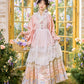 Flower Fairy Story [Yan Yunting] Pipa Sleeve Weaving Gold Horse Dress Set Ming ming HanFuDreams