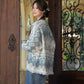 More than thirteen [Qiujiang practice] Lazy wind temperament knitted cardigan jacket sweater modern HanFuDreams