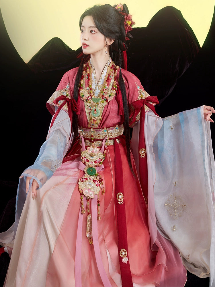 More than thirteen [feast of joy] feather sleeves Yingluo forbidden streamer accessory set accessories HanFuDreams