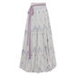 [Embroidered Lotus] Ming Dynasty Purple Lyocell Hanfu Set modern Shisanyu Midi Skirt S
