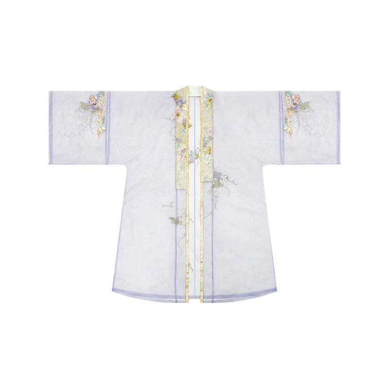 More than thirteen [single step to collect flowers] flower printing suspender skirt han HanFuDreams Wear (outer layer) S