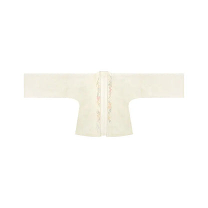 Hanfu Song Style Dress with Suspenders Polyester Set song HanFuDreams Cardigan S
