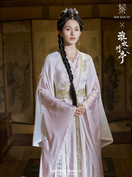 More than thirteen [淮水暮云] Liu Shishi has the same Han element dress han HanFuDreams