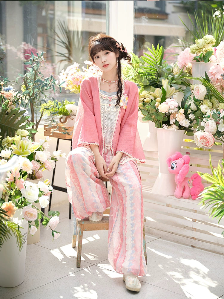 More than Thirteen [Party Magic] Spring Jacket Pants National Style Set modern HanFuDreams