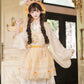 Flower Fairy Story [Golden Branch Rabbit Shadow] Pipa Sleeve Horse Dress Han Yang Eclectic Han han HanFuDreams