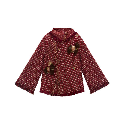 More than thirteen [Wind Horse Ballad] Xiaoxiangfeng Sense Jacket Irregular Half Skirt modern HanFuDreams jacket S