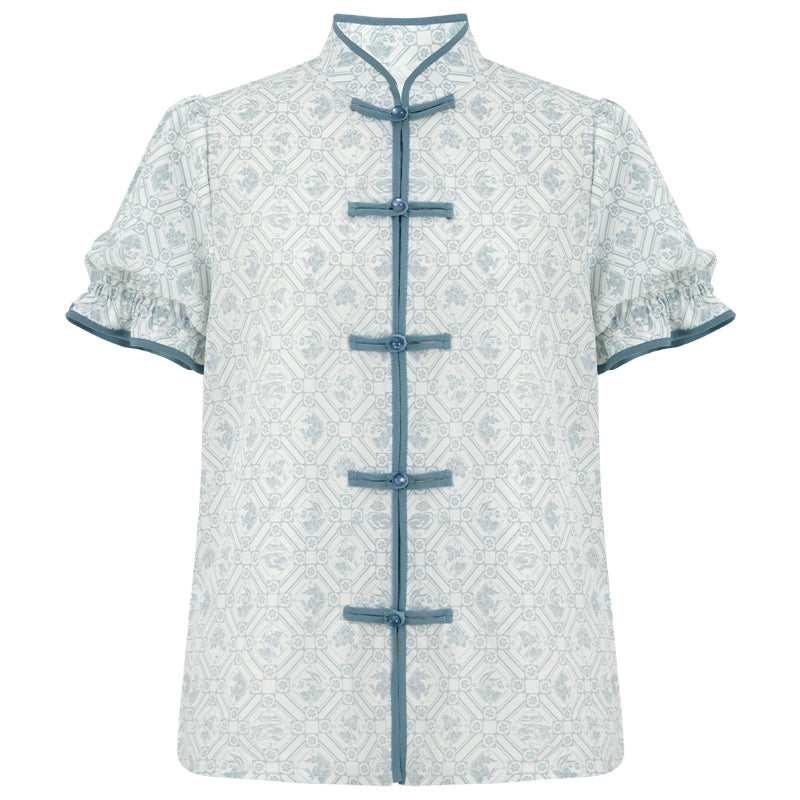 More than thirteen [thousand miles of wind] new Chinese top denim overalls modern HanFuDreams top XS