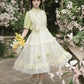 Flower Fairy Story [Lily of the Valley] Embroidery Skirt Shirt Set Han han HanFuDreams