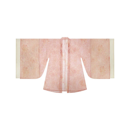 [Plum & Moon Ripple] Tang HanfuDress tang Shisanyu Embroidered Cross-Collar Outerwear S