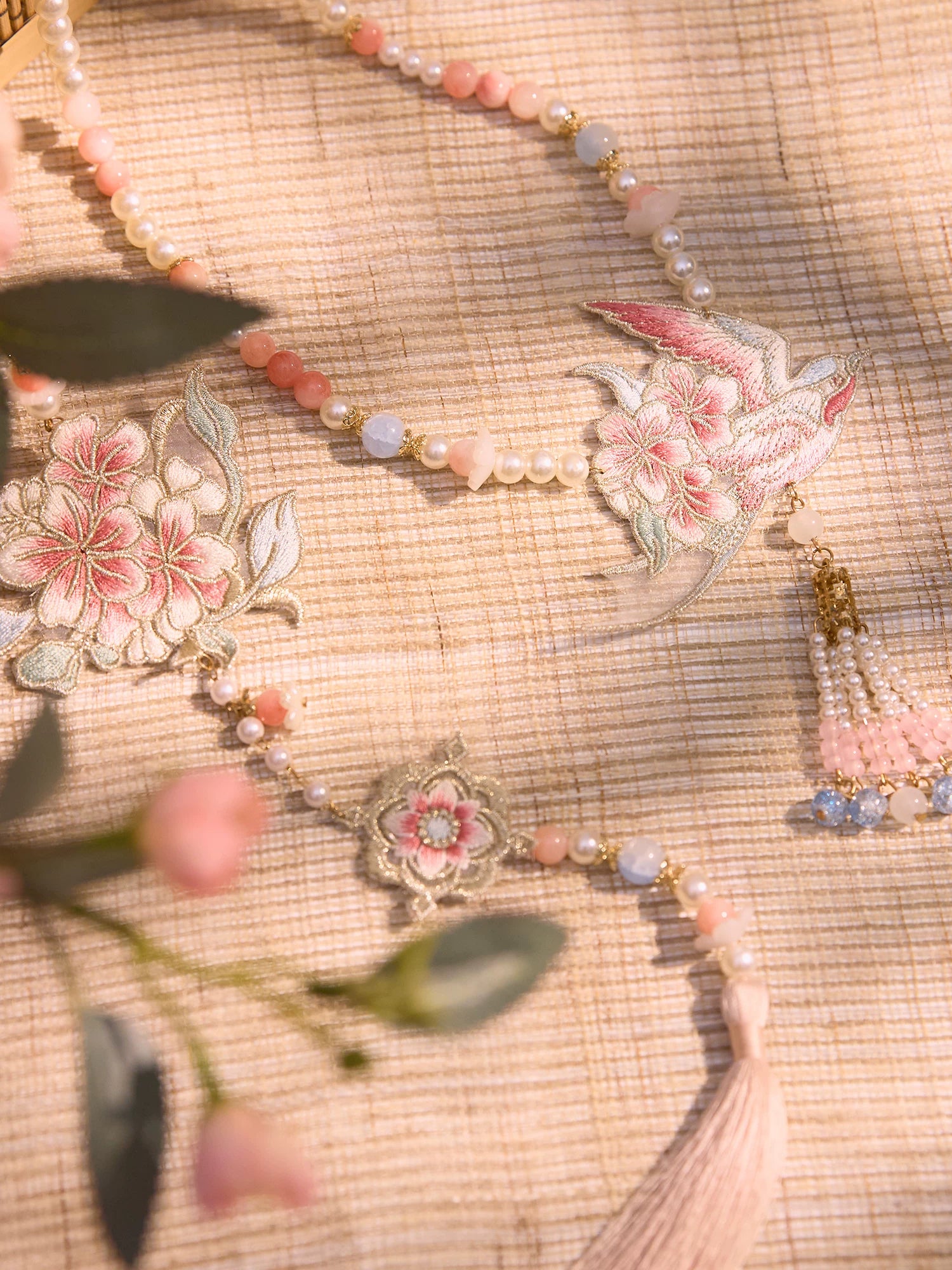 Flower Fairy Story [Yan Yunting] Original Ming-made Hanfu accessories Yingluo Back Cloud accessories HanFuDreams