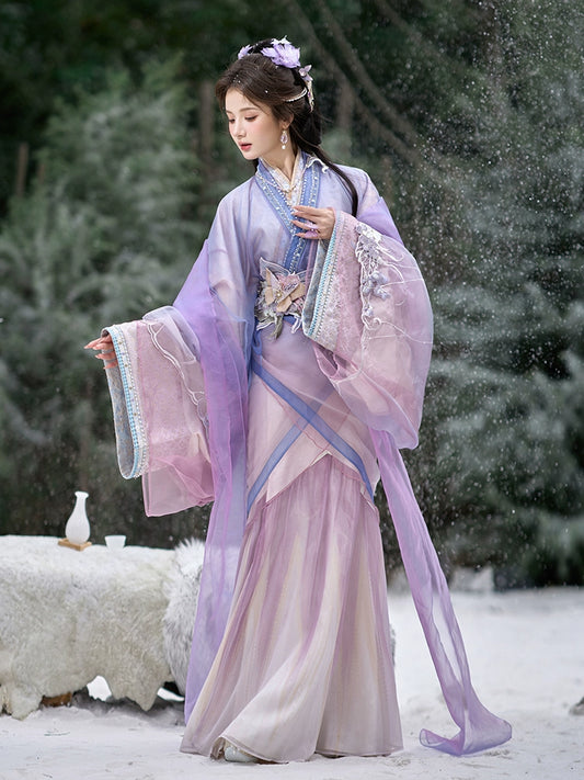 More than thirteen [Portuguese beauties] fish tail straight train Warring States robe han HanFuDreams