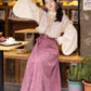 Tang Zhuanzi stand-up collar short shirt torn skirt Hanfu women