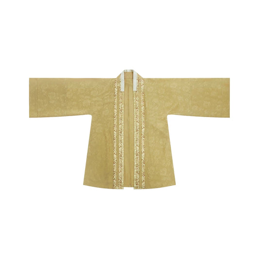 More than thirteen [Golden Cloud] Southern Song Dynasty Hanfu Set song HanFuDreams Short-Sleeve Jacket S
