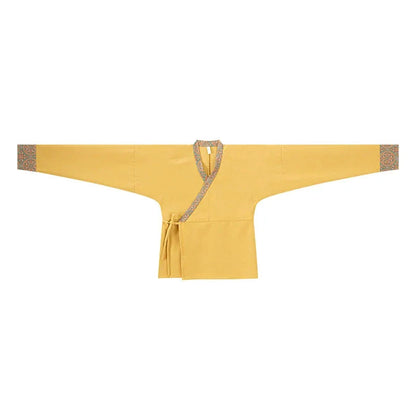 Tang-style Half-sleeved 24-Panel Ripped Qixiong Skirt Hanfu tang HanFuDreams Fashion top S