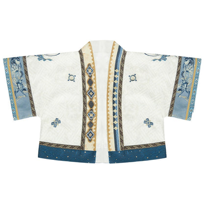 More than thirteen [西江望月] summer ethnic style suit Hanfu modern HanFuDreams placket jacket XS