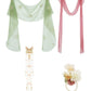 More than thirteen [Peiyu Spring Breeze] pink and green silk Hanfu accessories accessories HanFuDreams