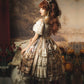 Sakura love oil painting handle lolita kloria jskcla court style
