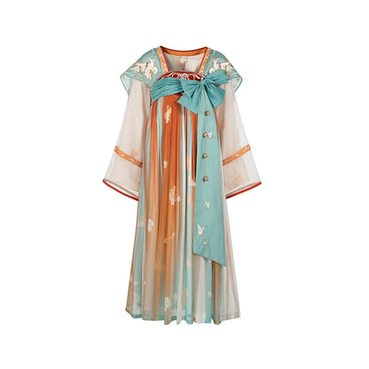 More Than Thirteen [Yao meets Shenlu] national style dress spring modern HanFuDreams Dress (without bow) XS