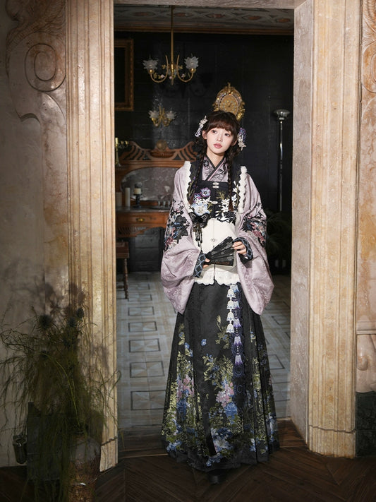 More than thirteen [HuHuaLing] horse dress Ming Hanfu autumn and winter ming HanFuDreams