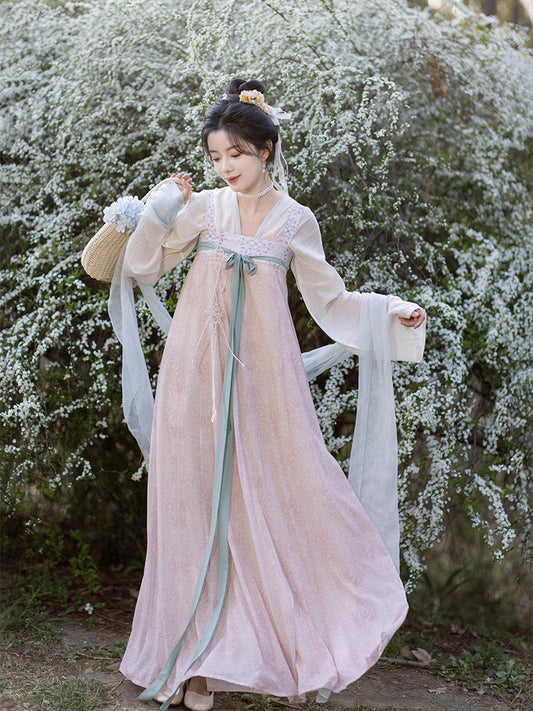 Tang tencel short shirt chest skirt Hanfu