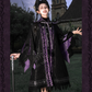 More than thirteen [Sleeping Thorns] black and purple jacquard fake two cloaks modern HanFuDreams