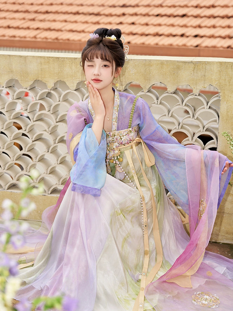 More than thirteen [three thousand looking for incense] chest-length skirt Tang-made Hanfu tang HanFuDreams