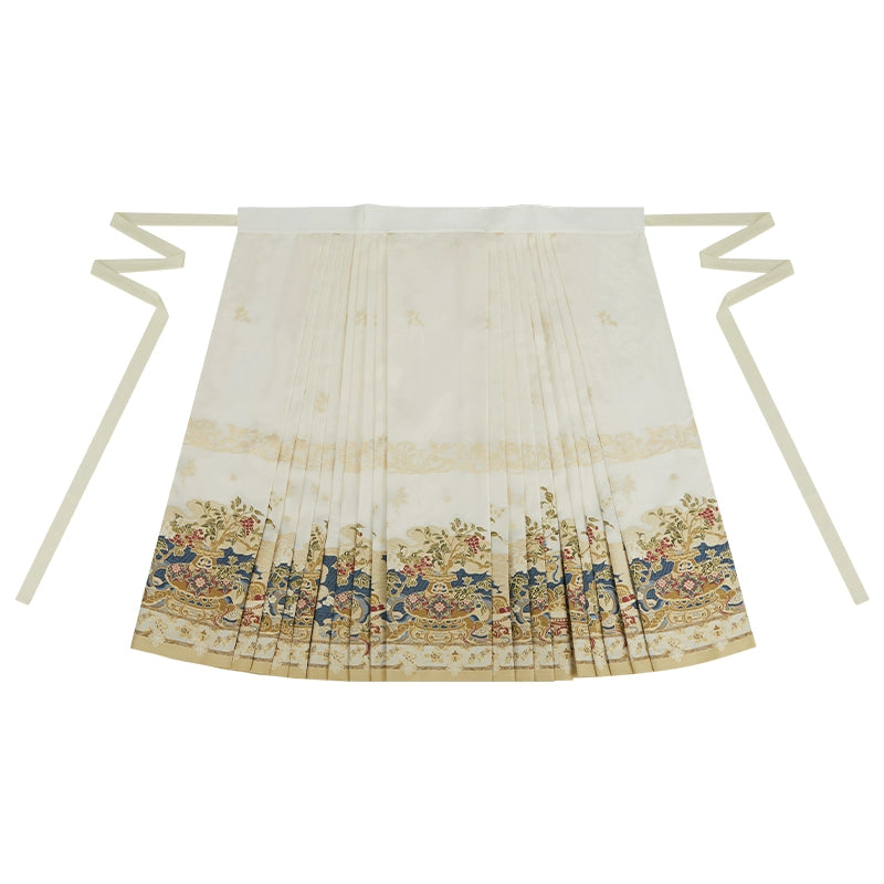 More than thirteen [plain porcelain] horse skirt top set ming HanFuDreams Horse Dress (Beige) XS