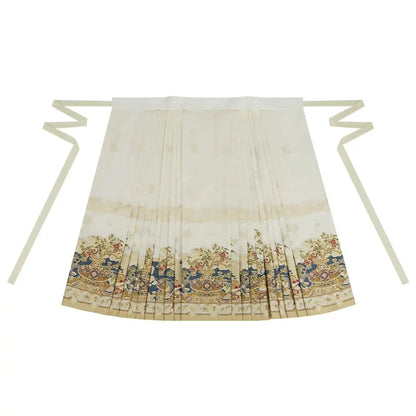 [plain porcelain] horse skirt top set ming HanFuDreams Horse Dress (Beige) XS