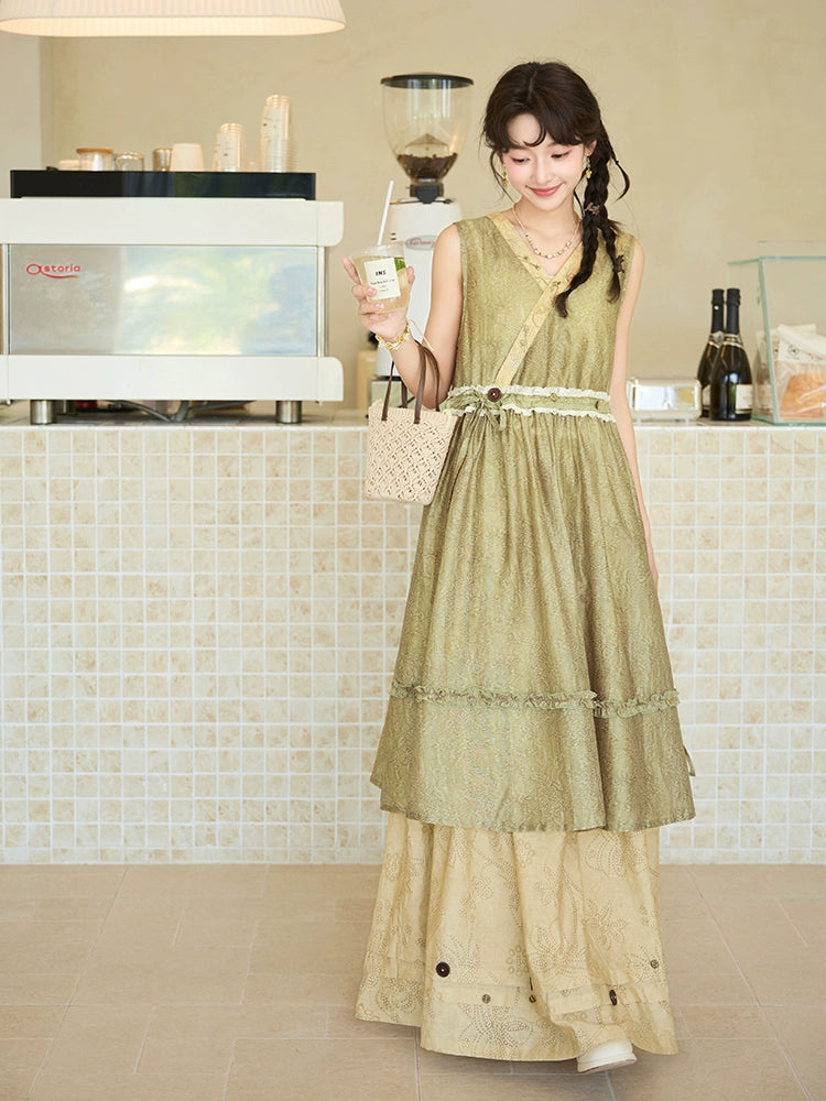 More than thirteen [Wen Song] Tencel sticker inside dress under skirt Han elements han HanFuDreams