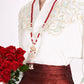 Ming short horse dress Hanfu into wine dress bride