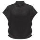 [Fuxiang] new Chinese-style dark-patterned jacquard top modern HanFuDreams Top (black) XS
