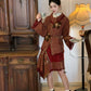 More than thirteen [Wind Horse Ballad] Xiaoxiangfeng Sense Jacket Irregular Half Skirt modern HanFuDreams