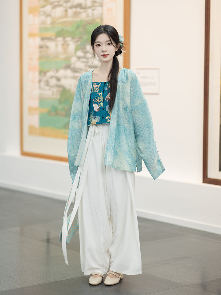 Ming-made main straight waist pants shorts Hanfu women ming HanFuDreams
