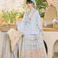 Flower Fairy Story [Yan Yunting] Pipa Sleeve Crossneck Shirt Blue Horse Skirt Set Ming ming HanFuDreams