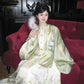 Flower Fairy Story [Shuiguang Mountain] Stand-up Neck Pipa Sleeve Horse Skirt Set Ming ming HanFuDreams