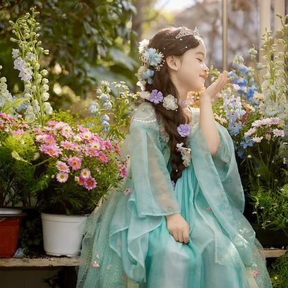 More than thirteen [Disney Elsa] national style Hanfu girls modern HanFuDreams Dress, in stock. 110