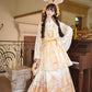 Flower Fairy Story [Golden Branch Rabbit Shadow] Pipa Sleeve Horse Dress Han Yang Eclectic Han han HanFuDreams